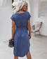 Henley Tie Front Dress