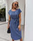 Henley Tie Front Dress
