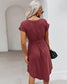 Henley Tie Front Dress