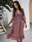 Ruffle Dot Print Dress