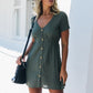 Button Down Tunic Dress