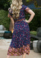 Boho Side Wrap Paradise Dress