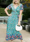 Boho Side Wrap Paradise Dress