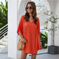 Solid Flowy Mini Dress
