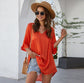 Solid Flowy Mini Dress