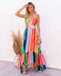 Bright Rainbow Paradise Dress