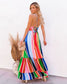 Bright Rainbow Paradise Dress