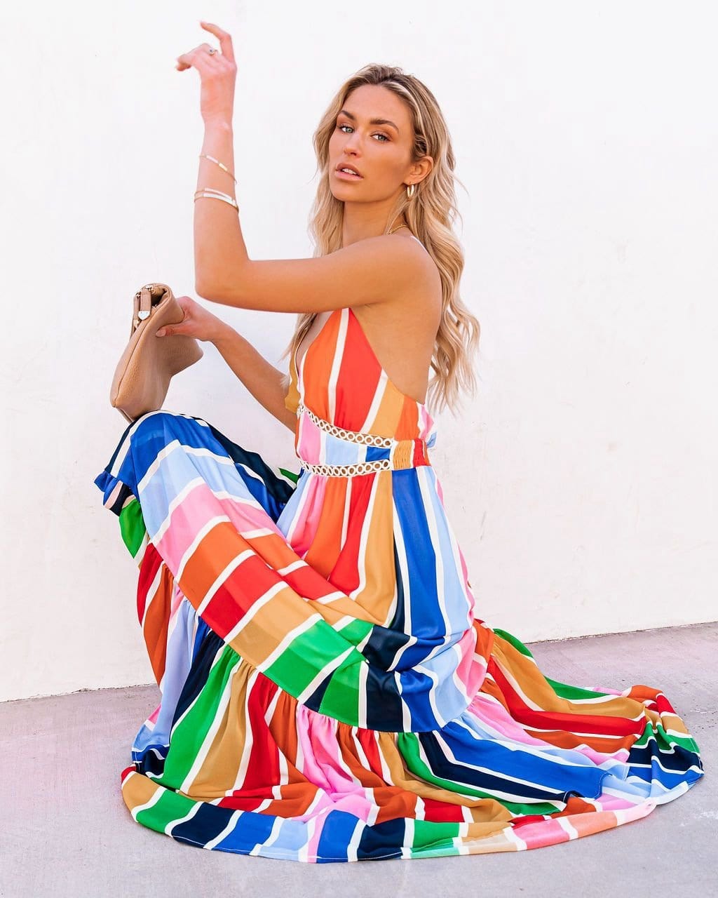 Bright Rainbow Paradise Dress