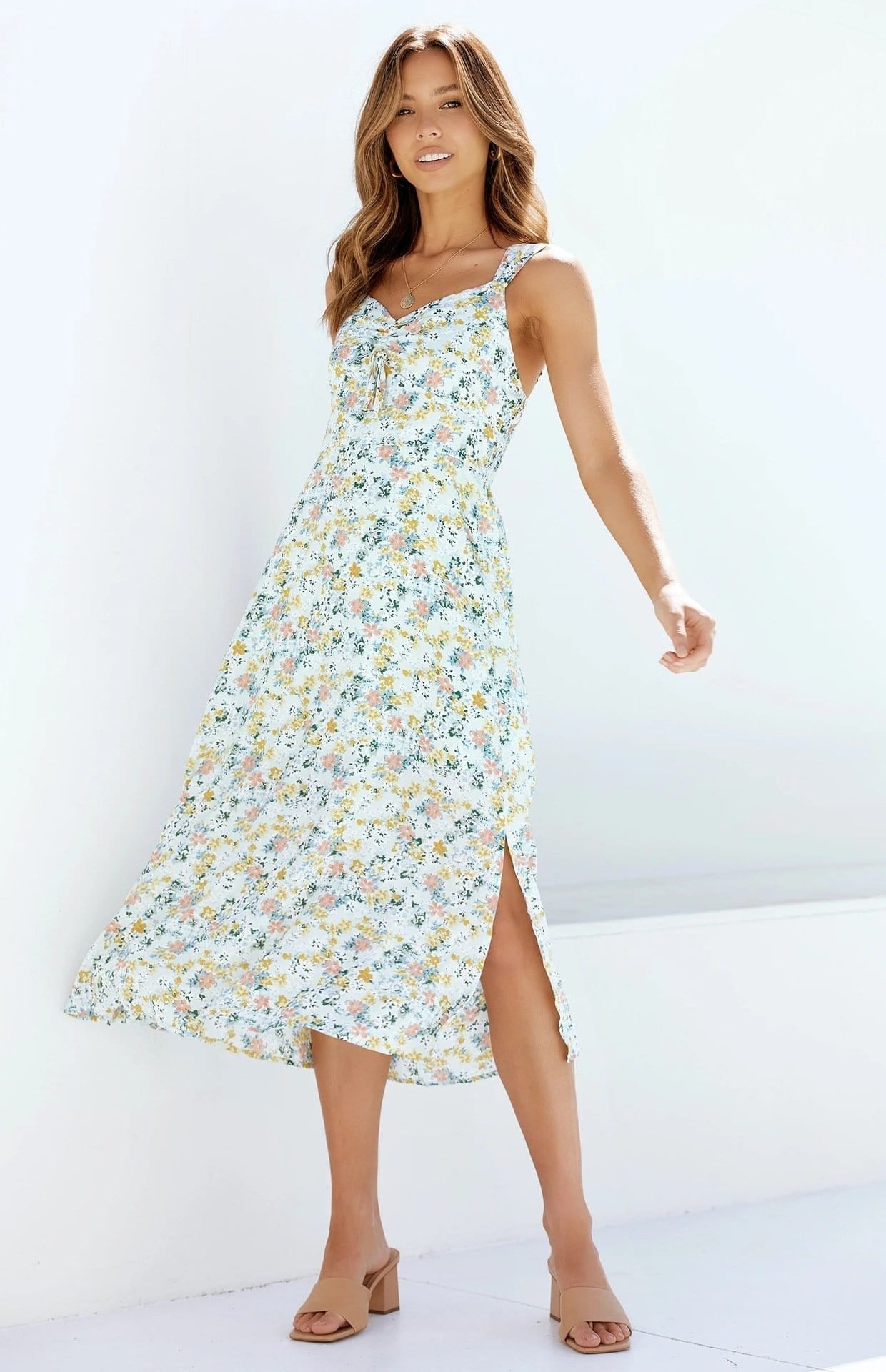 Slip Summer Floral Dress