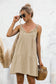 Tie Ruffle Tunic Dress