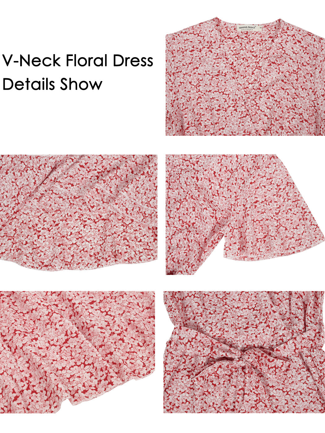Wrap-Tie Floral Dress