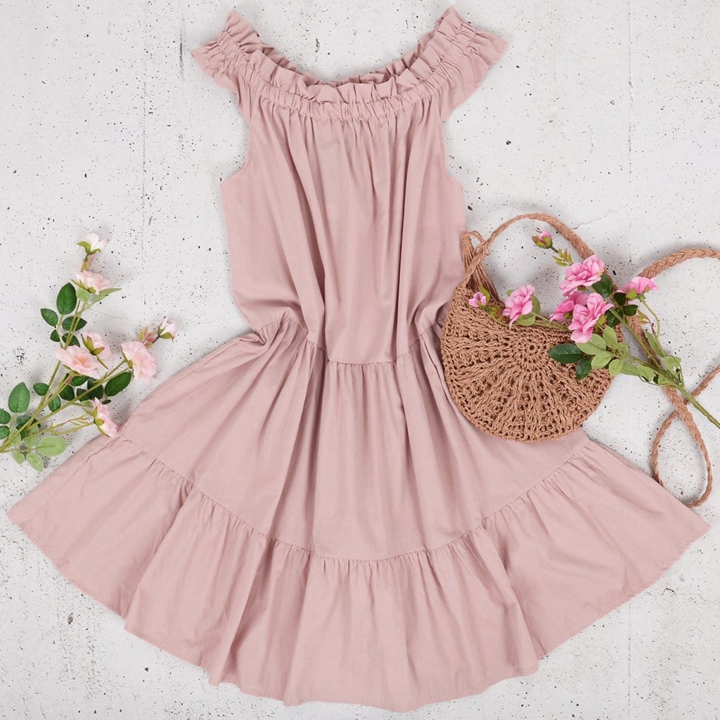 Off Shoulder Ruffle Dress