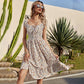 Smocked Waist Daisy Floral Dress