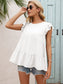 Ruffle Tiered Sleeveless Blouse