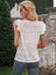 Ruffle Eyelet Blouse