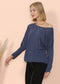 Lux Boatneck Long Sleeve Top