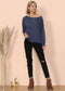 Lux Boatneck Long Sleeve Top