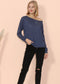 Lux Boatneck Long Sleeve Top