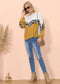 Waffle Knit Cheetah Print Long Sleeve Top