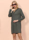 Lounge Button Tunic Dress