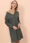 Lounge Button Tunic Dress