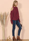 Cut Out Cable Knit Sweater