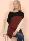 Multicolor Drop Shoulder Sweater