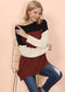 Multicolor Drop Shoulder Sweater