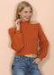 Turtleneck Cold Shoulder Sweater