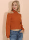 Turtleneck Cold Shoulder Sweater