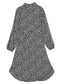 Floral Tie Waist Shirt Dress