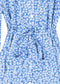 Floral Tie Waist Shirt Dress