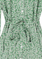 Floral Tie Waist Shirt Dress
