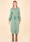Floral Tie Waist Shirt Dress