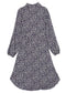Floral Tie Waist Shirt Dress