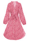 Floral Tie Waist Shirt Dress