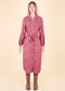 Floral Tie Waist Shirt Dress