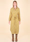 Floral Tie Waist Shirt Dress