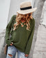 Criss Cross Front Knit Sweater