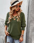 Criss Cross Front Knit Sweater