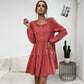 Round Neck Smock Dress