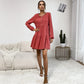 Round Neck Smock Dress