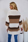 Color Block Striped Knit Cardigan