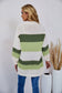 Color Block Striped Knit Cardigan