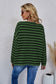 Round Neck Striped Knit Sweater