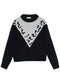 Two Tone Cheetah Light Sweater