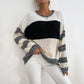 Striped Drop Shoulder Sweater