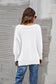 Solid Side Slit Knit Sweater