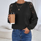 Lace Detail Raglan Sleeve Sweater