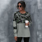 Camouflage Two Tone Sweater